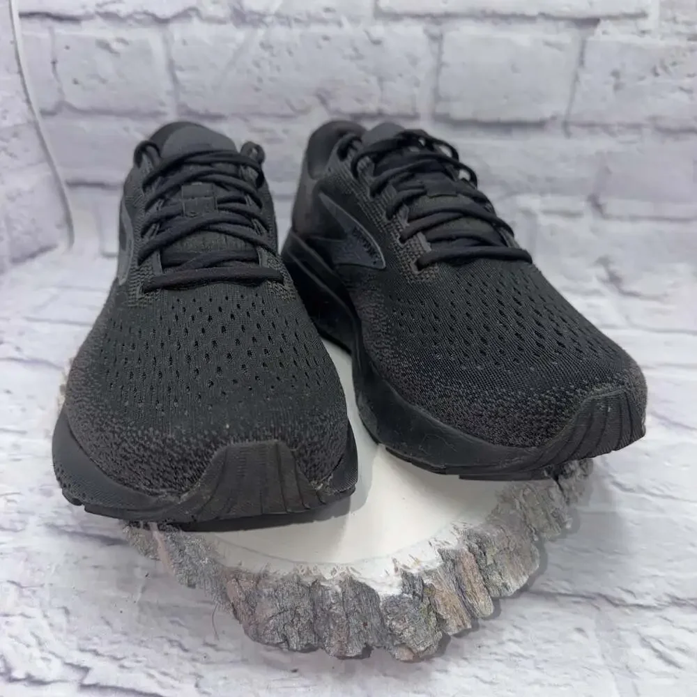 Brooks Ghost 16 Men's Size 12 Black Ebony Performance Running Shoes Sneakers